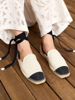 Parfois Alpercatas e Cunhas new|Sapatos Rasos*Alpercatas Em Juta Atada | Preto