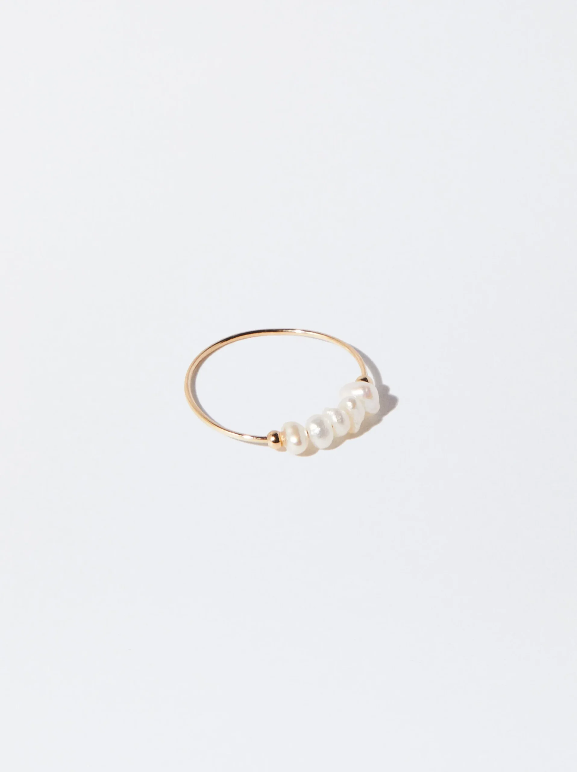 Parfois Bijuteria Delicada|Anéis*Anel Com Pérola De Água Doce | Dourado