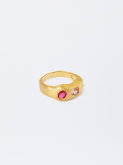 Parfois Premium|Anéis*Anel Com Zircónia Banho Ouro 18k | Dourado