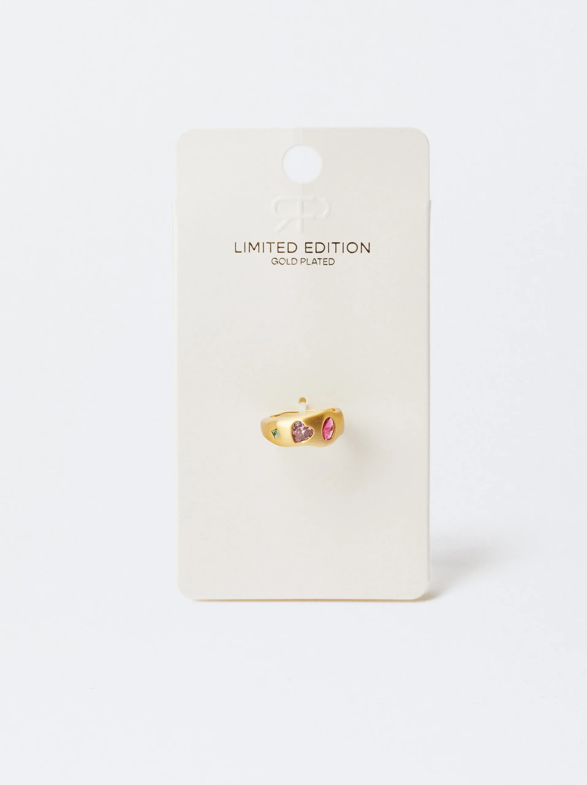 Parfois Premium|Anéis*Anel Com Zircónia Banho Ouro 18k | Dourado