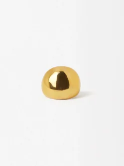 Parfois Aço inoxidável*Anel De Aço Inoxidável | Dourado