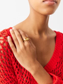 Parfois Aço inoxidável*Anel De Aço Inoxidável | Dourado