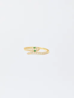 Parfois Prata 925*Anel De Prata 925 Com Zircónias | Multicor