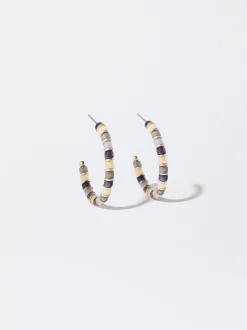PARFOIS Brincos*Argolas Com Missangas | Multicor