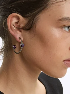 Parfois Premium|Brincos*Argolas Com Zircónias | Multicor