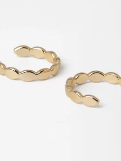 Parfois Bijuteria Delicada|Brincos*Argolas Douradas | Dourado