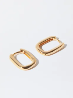 Parfois Crie os seus Brincos|Prata 925*Argolas Personalizáveis Prata 925 | Dourado