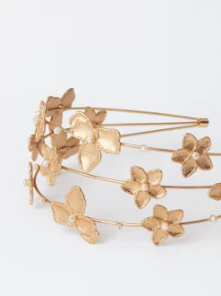 Parfois Acessórios de Cabelo*Bandolete Com Flores | Branco