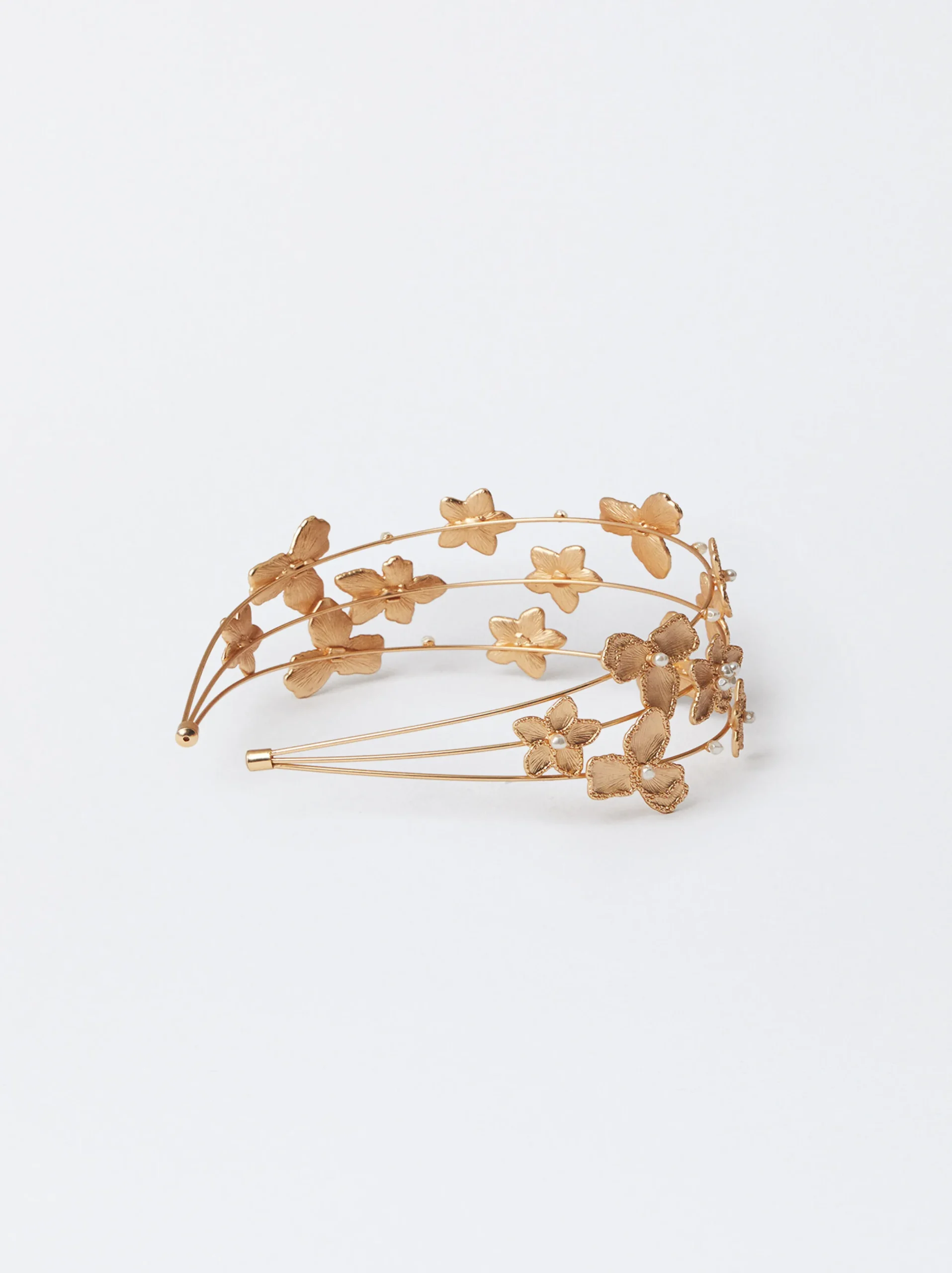 Parfois Acessórios de Cabelo*Bandolete Com Flores | Branco