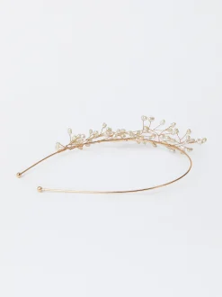 Parfois Acessórios de Cabelo*Bandolete Fina Pérolas | Branco