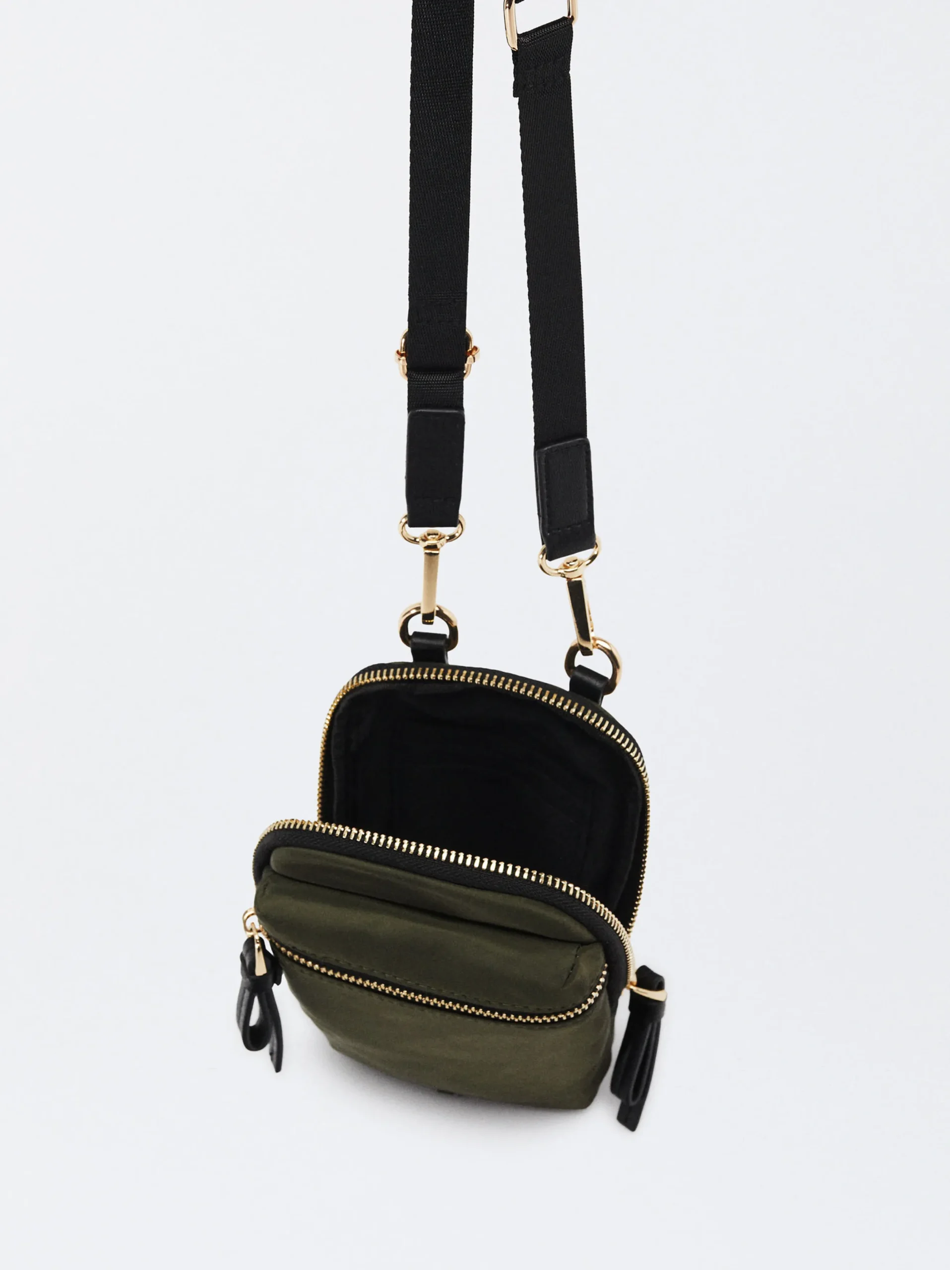 Parfois Acessórios Telemóvel|Bolsas para Telemóvel*Bolsa Para Telemóvel De Nylon Preto | Caqui
