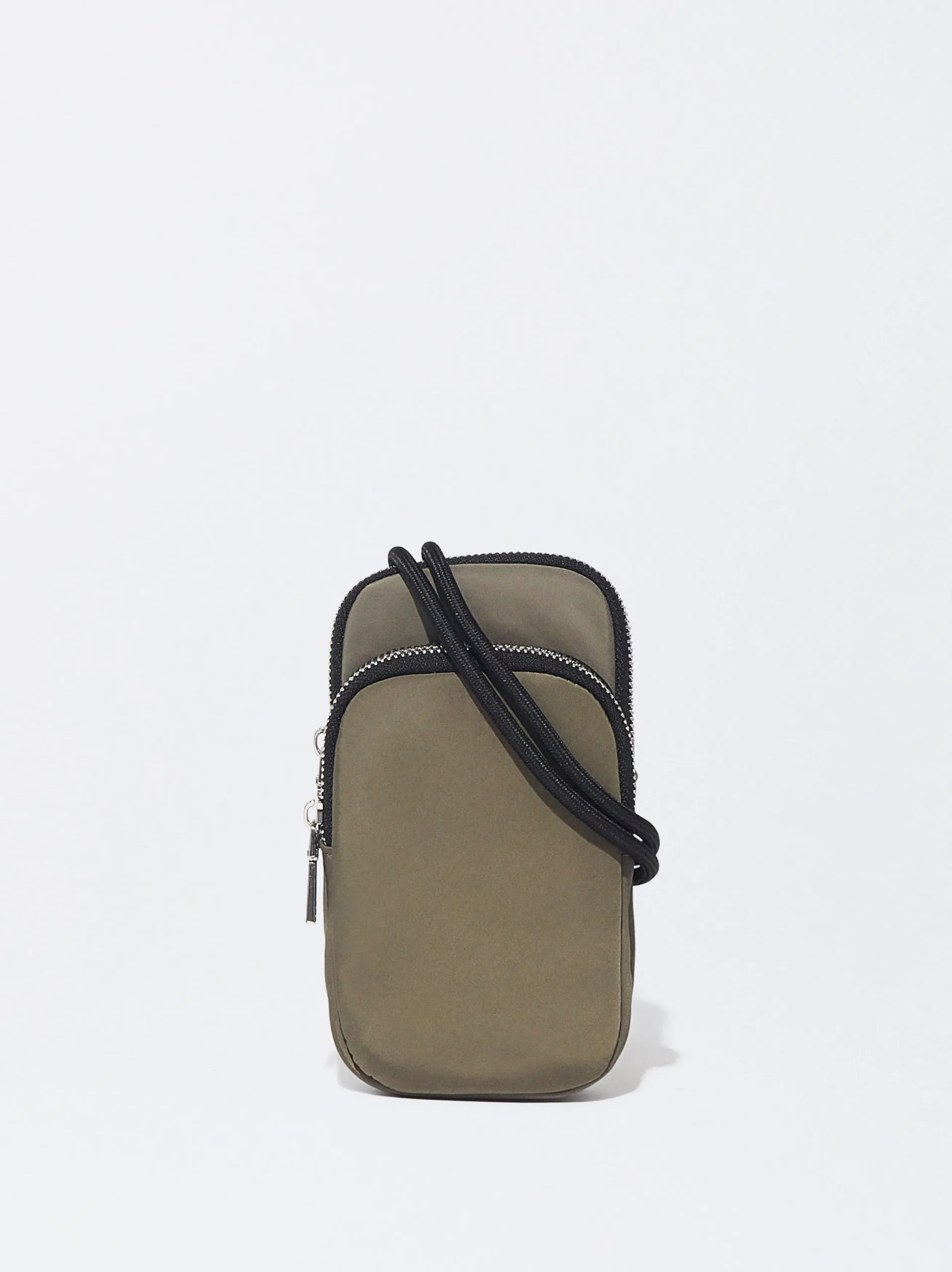 Parfois Acessórios Telemóvel|Bolsas para Telemóvel*Bolsa Para Telemóvel De Nylon Preto | Caqui