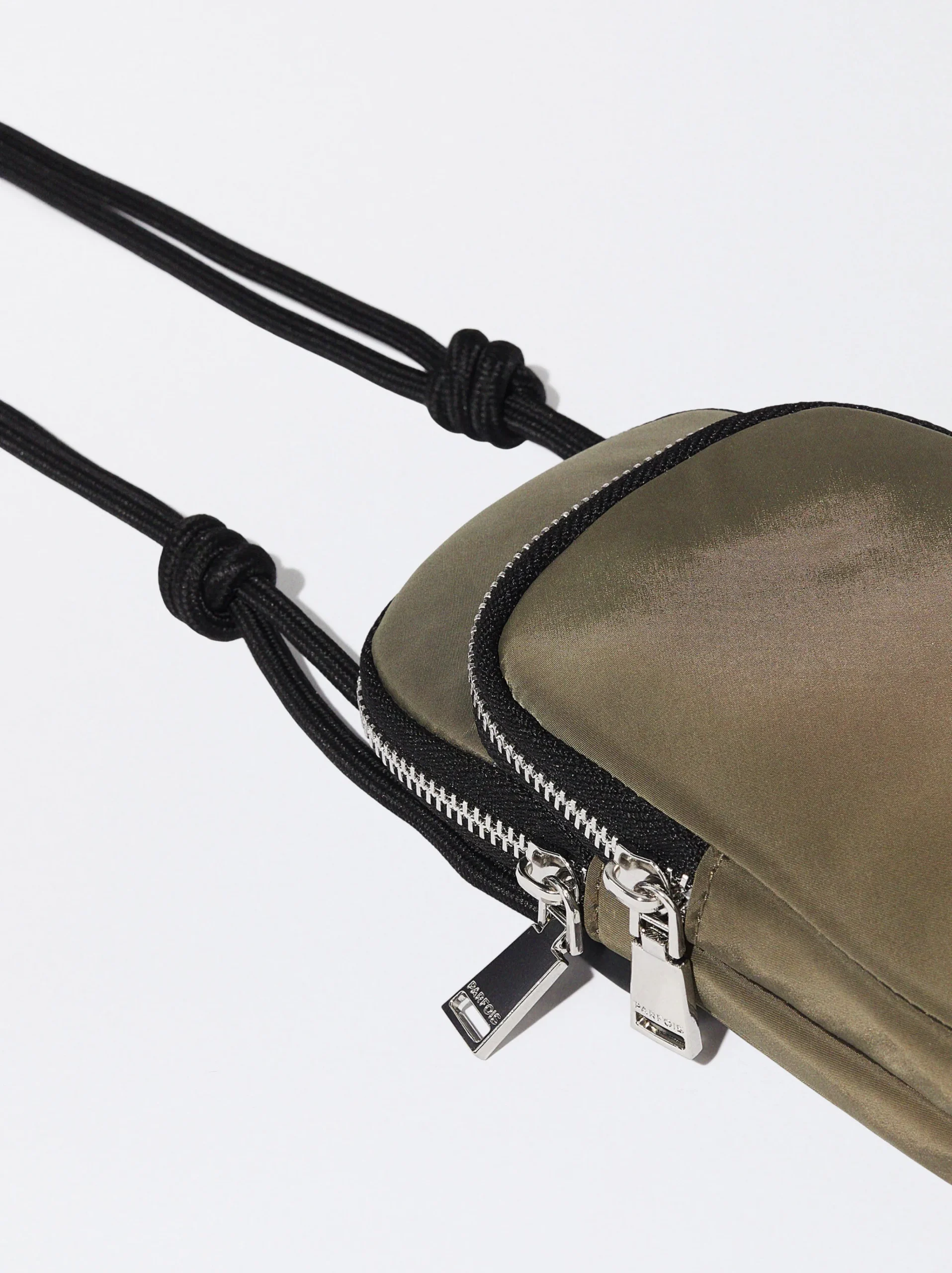 Parfois Acessórios Telemóvel|Bolsas para Telemóvel*Bolsa Para Telemóvel De Nylon Preto | Caqui
