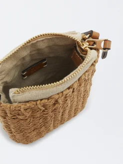 Parfois Acessórios Telemóvel|Bolsas para Telemóvel*Bolsa Para Telemóvel Efeito Palha Natural | NC