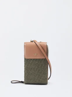 Parfois Acessórios Telemóvel|Bolsas para Telemóvel*Bolsa Para Telemóvel Efeito Palha Bege | Caqui