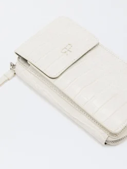 Parfois Acessórios Telemóvel|Básicos*Bolsa Para Telemóvel Gravado Animal | Bege