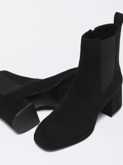 Parfois Botas e Botins*Botins Efeito Camurça | Preto
