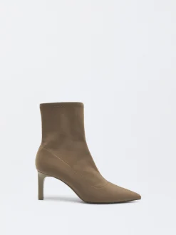 Parfois Botas e Botins*Botins Tecido Elástico Preto | Castanho
