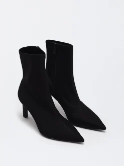 Parfois Botas e Botins*Botins Tecido Elástico | Preto
