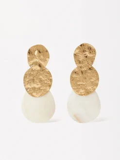 Parfois Bijuteria de festa new|Brincos*Brincos Com Concha | Branco