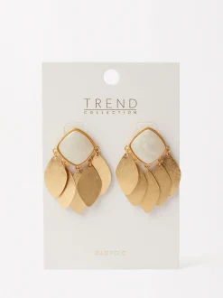 Parfois Bijuteria de festa new|Brincos*Brincos Compridos Rombos | Dourado