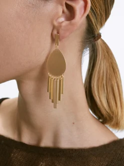 PARFOIS Brincos*Brincos s Com Efeito Mate | Dourado