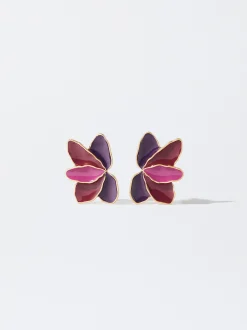 PARFOIS Brincos*Brincos Flor Esmaltados | Multicor