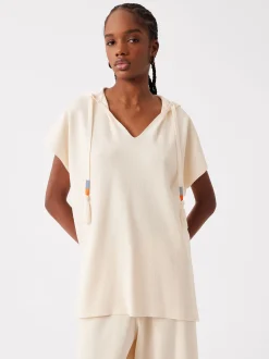 Parfois Básicos|Malha*Camisola De Malha Com Capuz | Bege