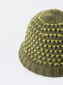 Parfois Chapéus*Chapéu Bucket De Malha Castanho | Caqui