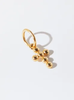 Parfois Crie o seu Colar*Charm Cruz Prata 925 | Dourado