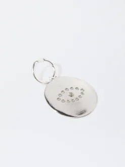 Parfois Crie o seu Colar*Charm De Prata 925 Com Olho Dourado | Prateado