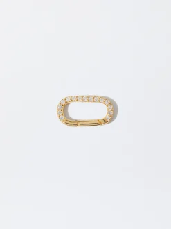 Parfois Crie o seu Colar*Charm Gancho Com Abertura Prata 925 | Dourado