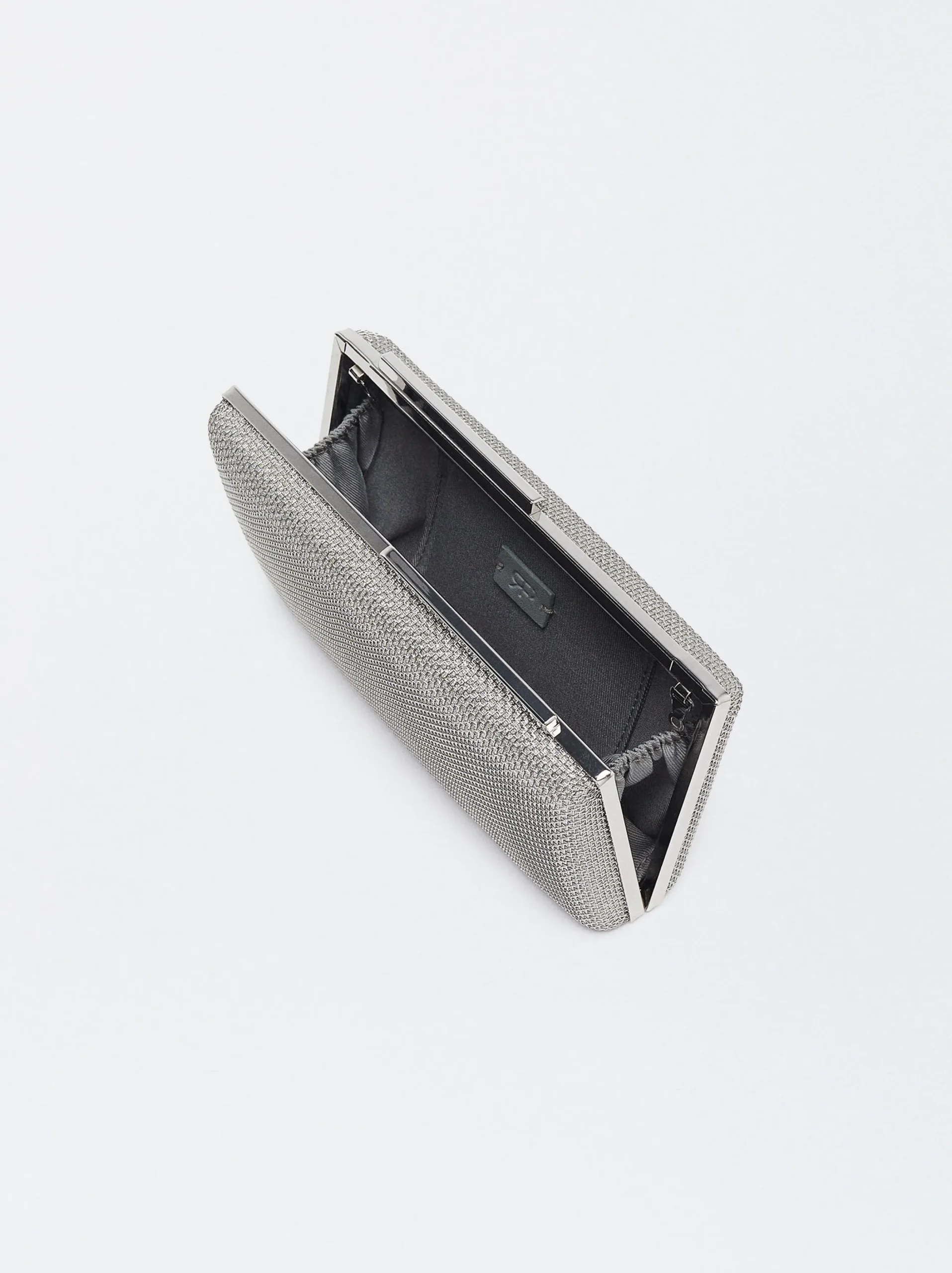 Parfois Malas Pequenas|Clutches*Clutch De Festa Com Alça De Corrente Preto | Prateado
