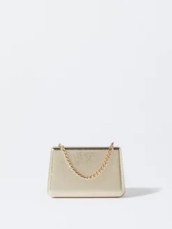 Parfois Malas Pequenas|Clutches*Clutch De Festa Com Alça De Corrente | Dourado