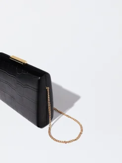 Parfois Malas Pequenas|Clutches*Clutch De Festa Gravado Animal | Preto