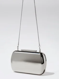Parfois Malas Pequenas|Clutches*Clutch De Festa Metálico | Prateado