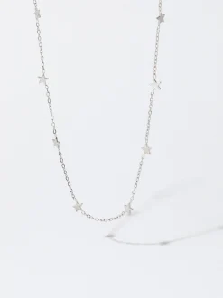 Parfois Bijuteria Delicada*Colar Com Estrelas | Prateado