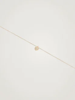 Parfois Bijuteria Delicada*Colar Coração Com Zircónias | Dourado