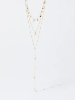 Parfois Bijuteria Delicada*Colar Com Medalhas | Dourado
