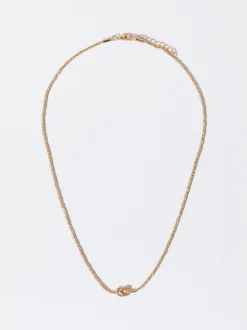 Parfois Bijuteria Delicada*Colar Com Nó | Dourado