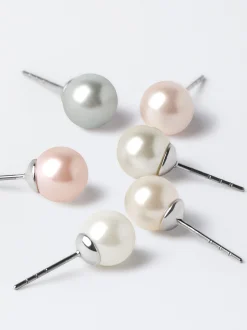 Parfois Básicos|Sets de Bijuteria*Conjunto De Aros Cortos Esmaltados | Multicor