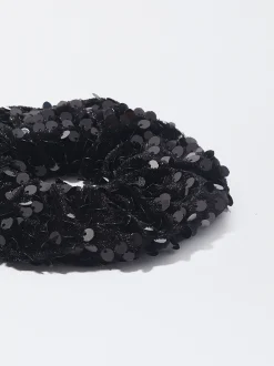 Parfois Acessórios de Cabelo*Elástico Xouxou Com Lantejoulas | Preto