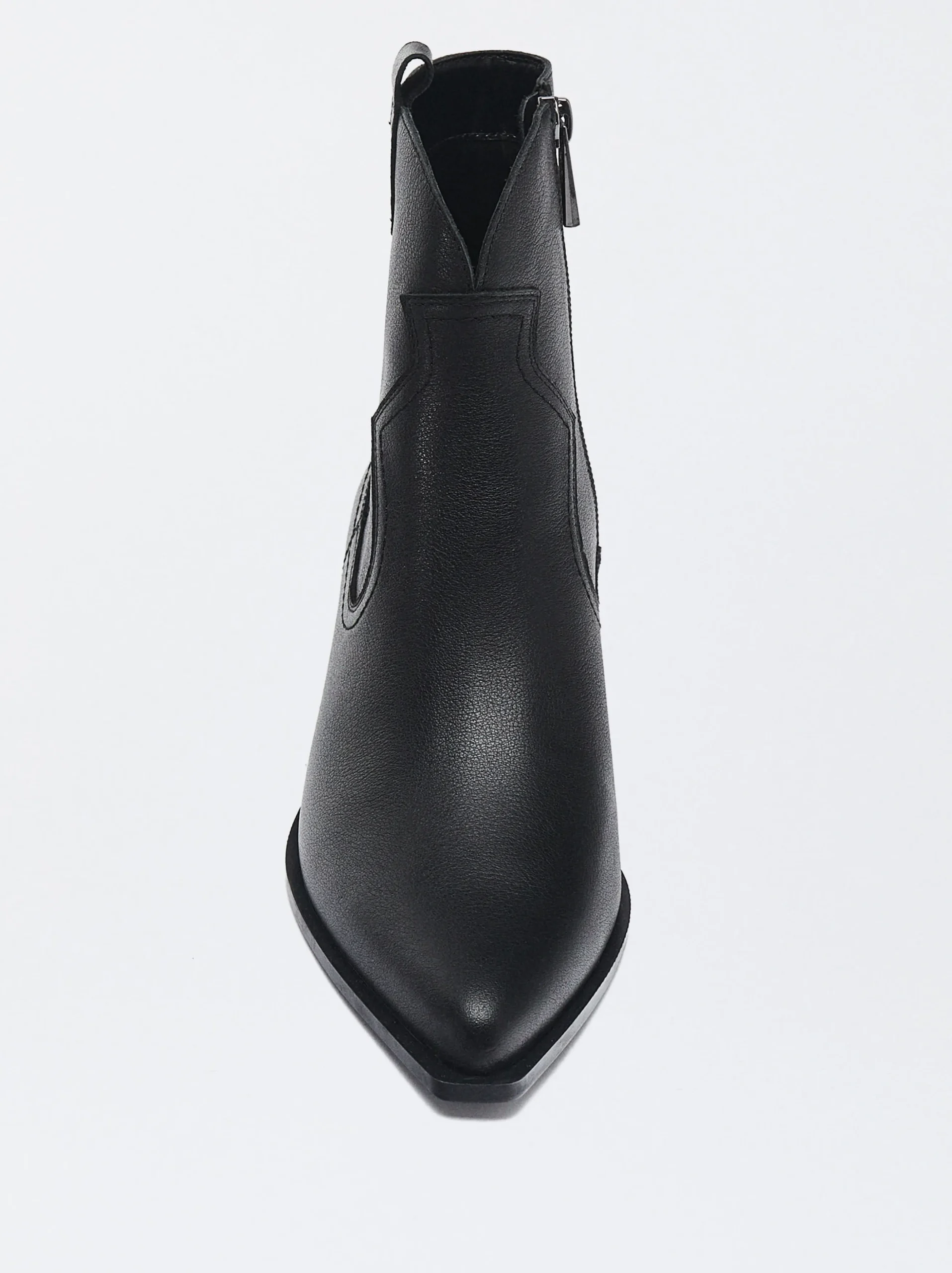Parfois Pele|Botas e Botins*Exclusivo Online - Botins Cowboy Em Pele | Preto