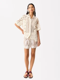 Parfois Saias e Calções*Exclusivo Online - Calções Renda | Branco