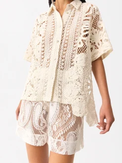 Parfois Saias e Calções*Exclusivo Online - Calções Renda | Branco