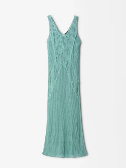 Parfois Malha|Vestidos*Exclusivo Online - Vestido Comprido De Malha | Verde