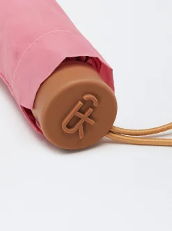 Parfois Guarda-chuvas*Guarda-Chuva Pequeno Castanho | Rosa