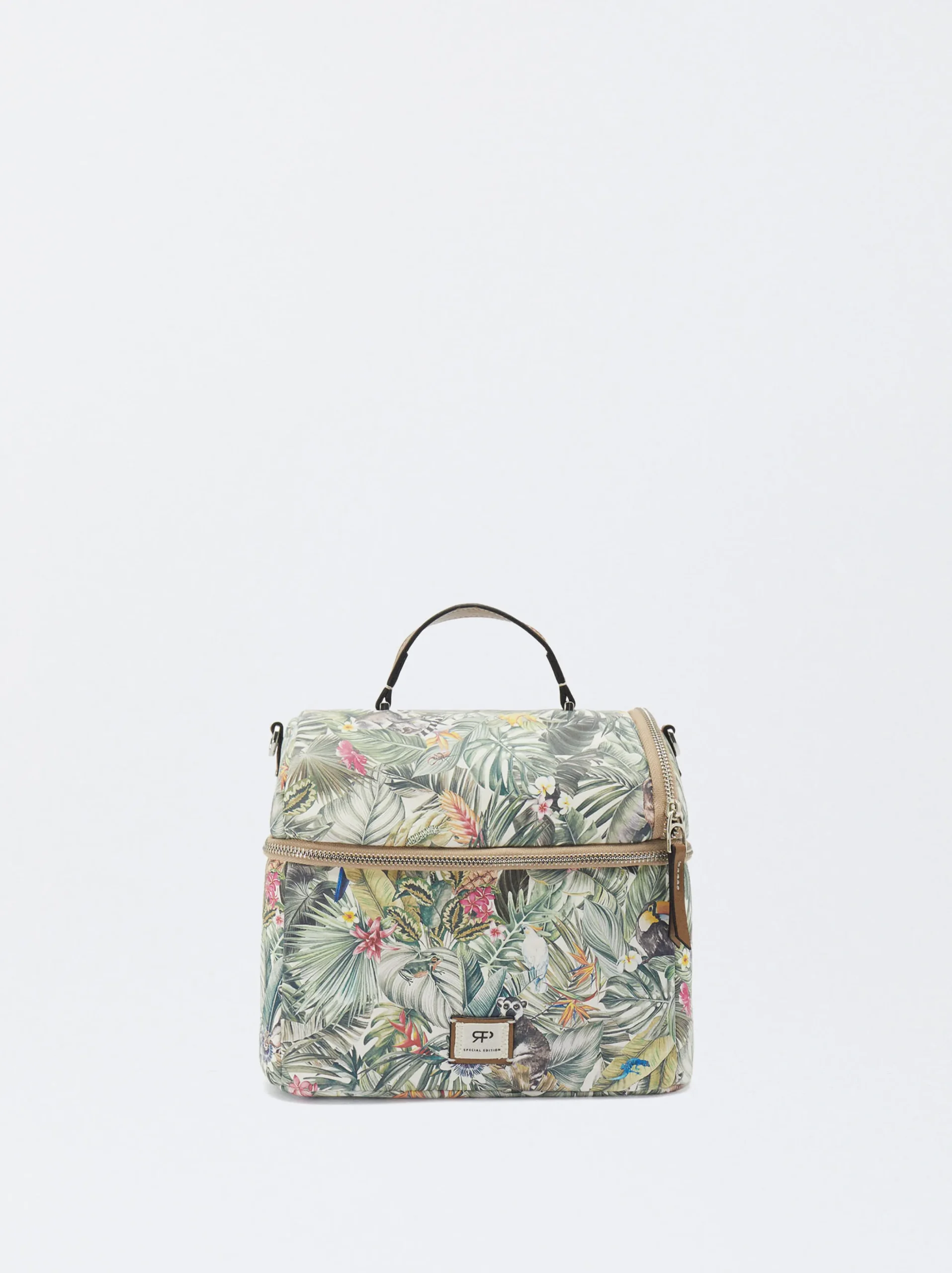 Parfois Lancheiras*Lancheira Estampada Efeito Nylon Personalizável | Verde