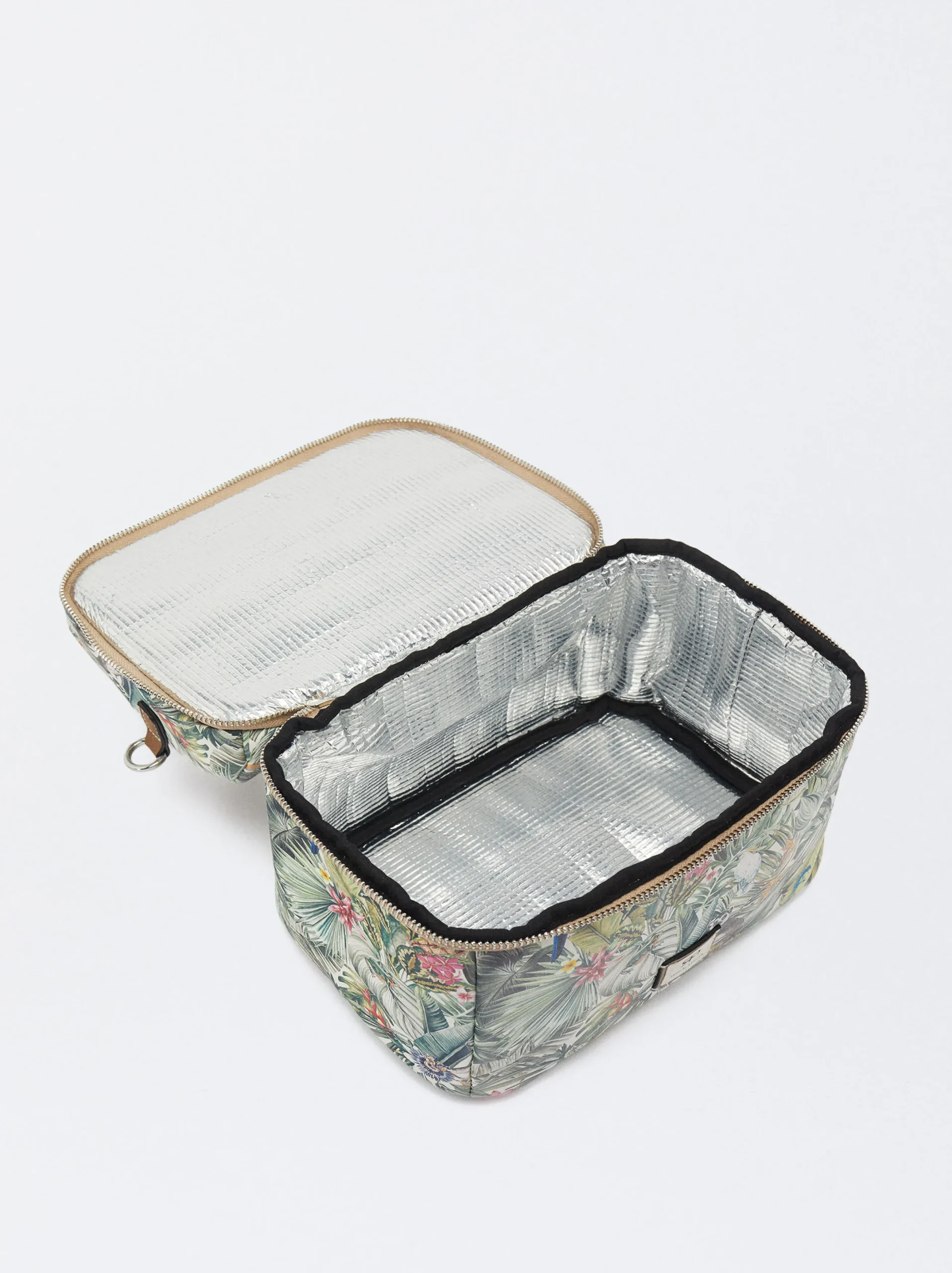 Parfois Lancheiras*Lancheira Estampada Efeito Nylon Personalizável | Verde
