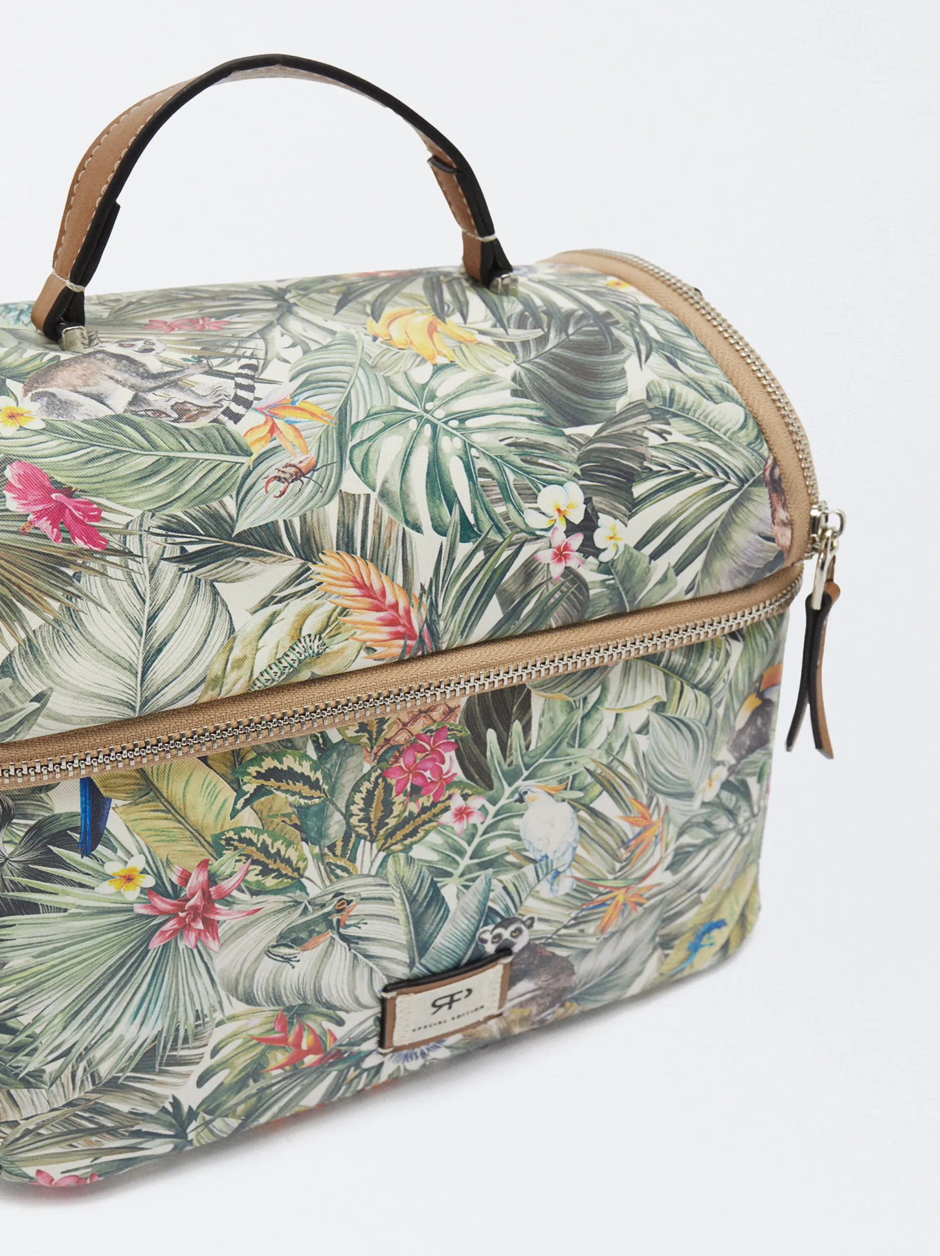 Parfois Lancheiras*Lancheira Estampada Efeito Nylon Personalizável | Verde